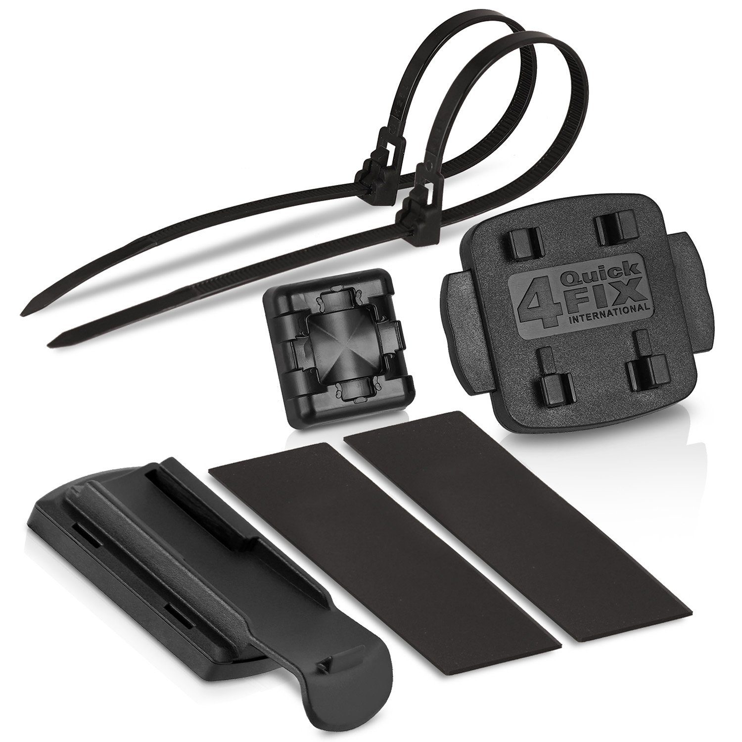 Wicked Chili Navigationsgeräte-Halterung Bike Mount für Garmin eTrex Dakota Oregon Approach, (1er Set, Fahrrad-Lenkerbefestigung mit Adapterplatte für Garmin Alpha 50 / 100)