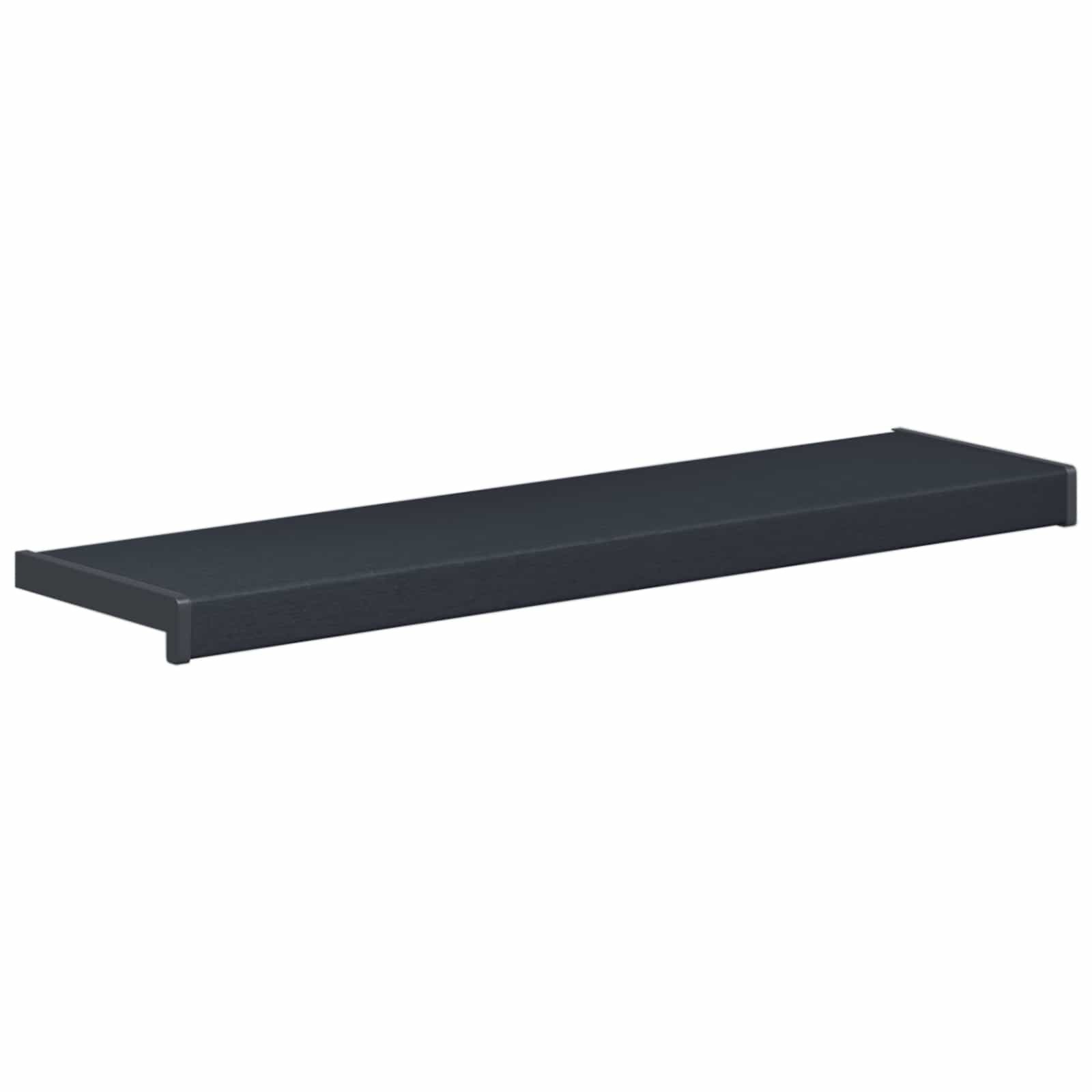 vidaXL Fensterbank Fensterbank Anthrazit mit Holzmaserung 60 x 20 x 4,5 cm PVC