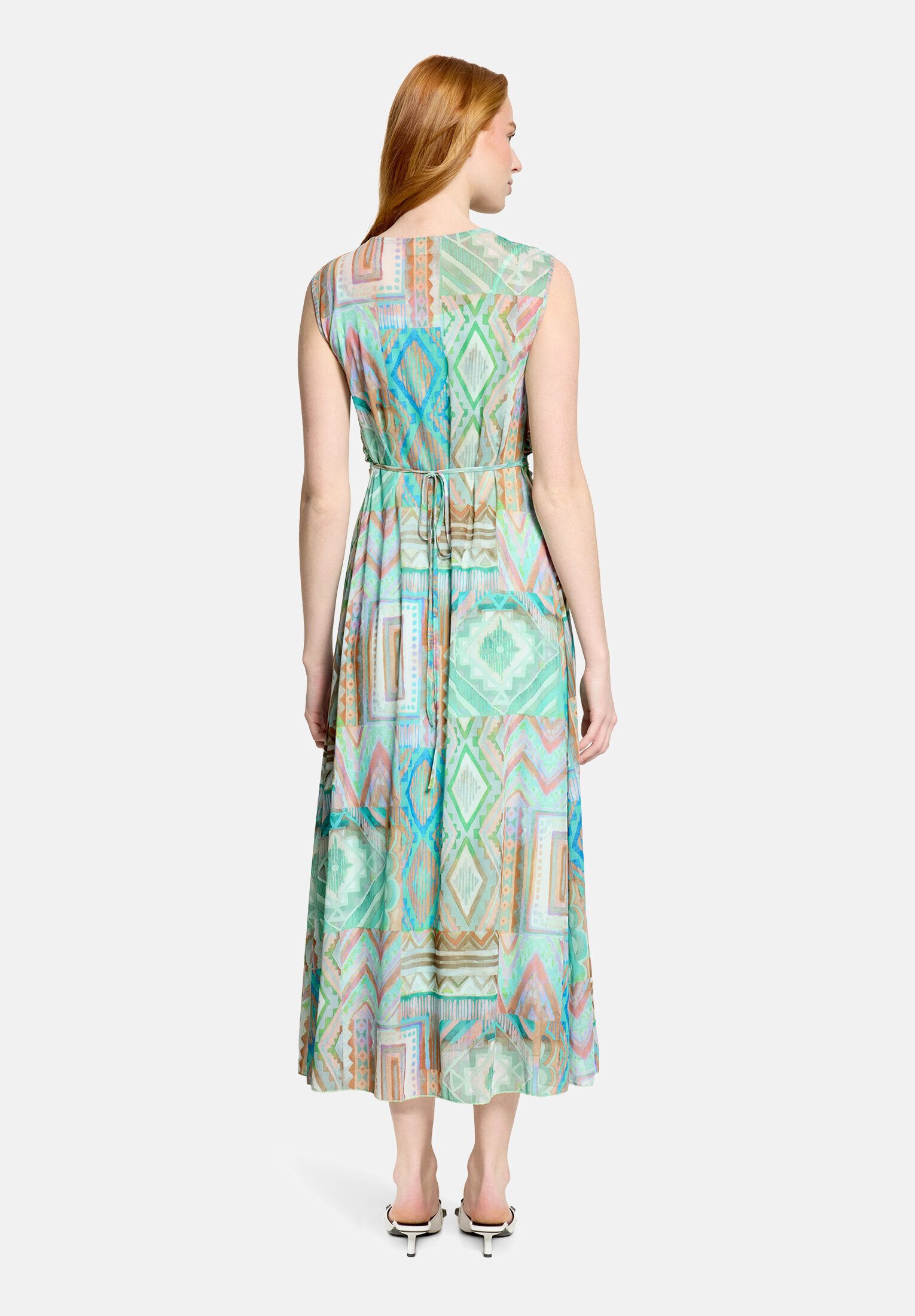 Cartoon Midikleid Damen ohne Arm