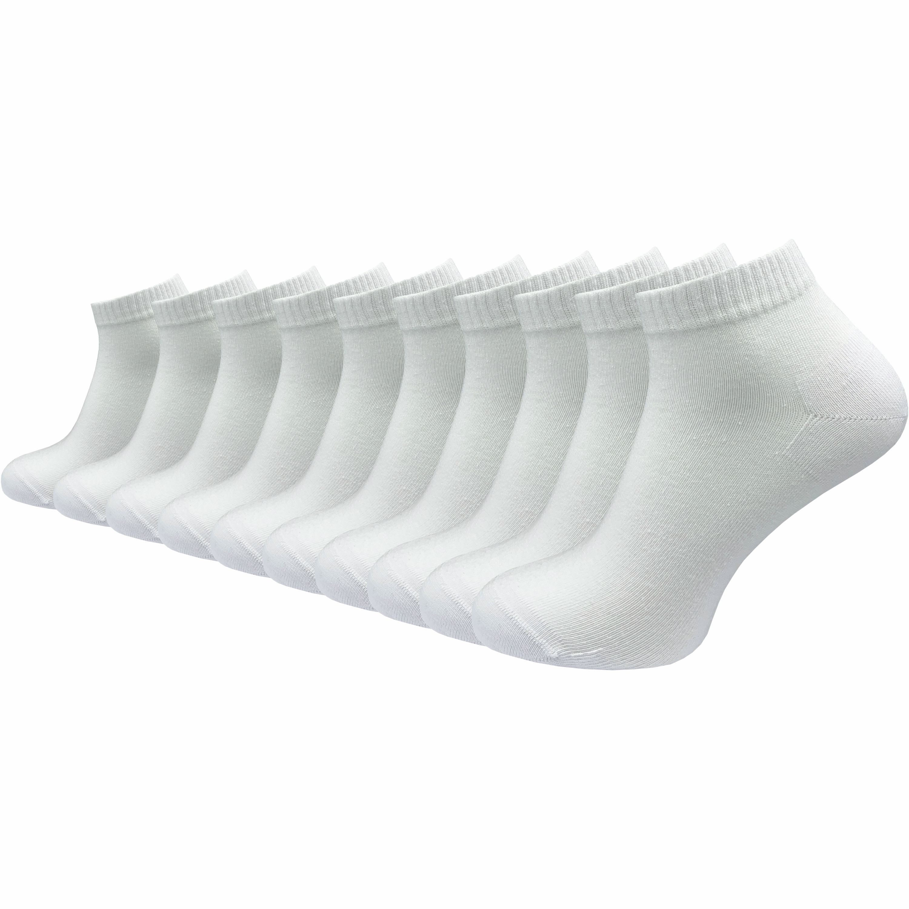 GAWILO Носки для кроссовок für Damen und Herren mit extra verstärkten Belastungszonen (10 Paar) Lüftungsstreifen an der Sohle sorgen für optimales Fußklima