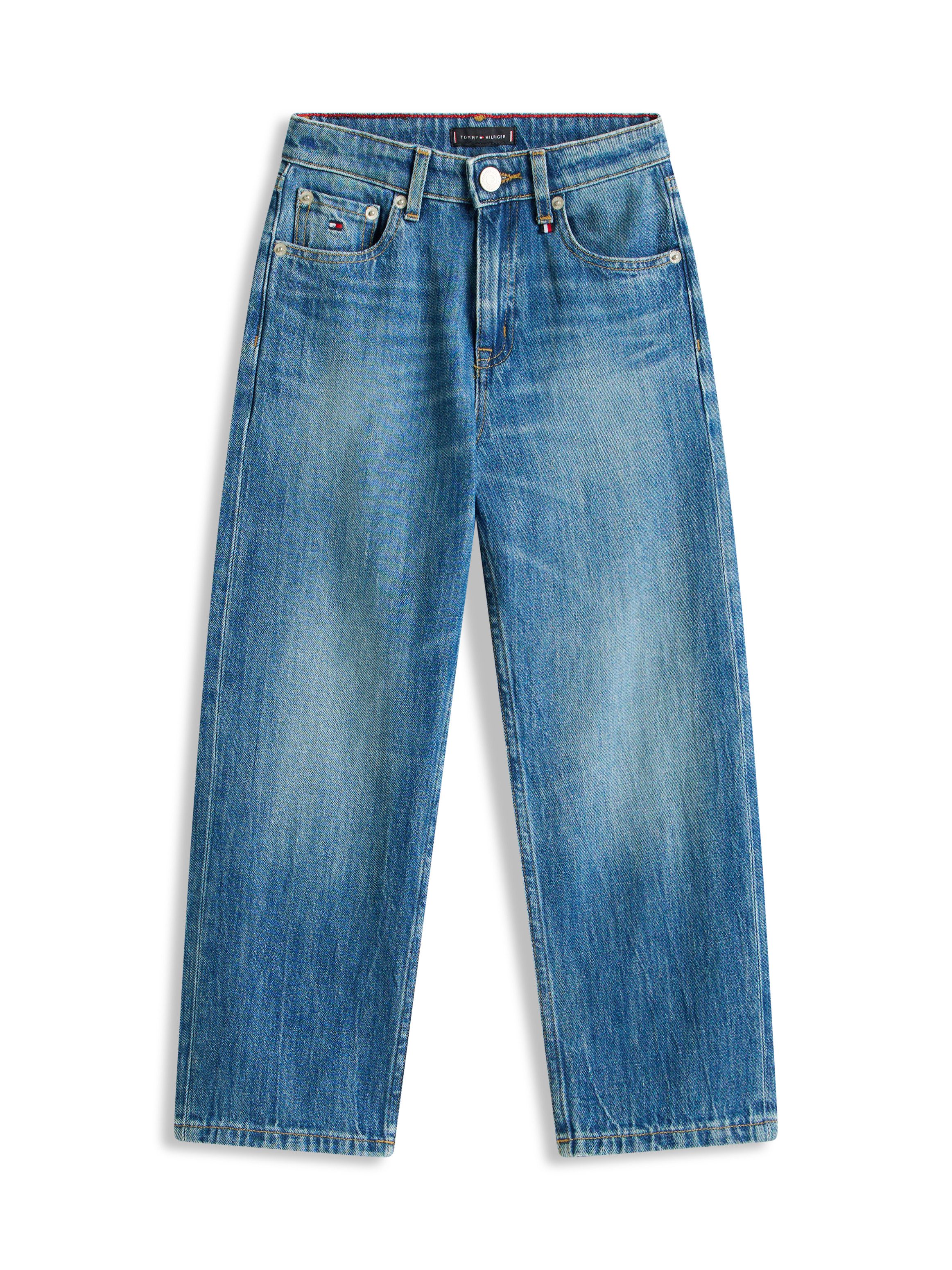 Tommy Hilfiger Gerade Jeans RELAXED WASHED MEDIUM JEANS Regular fit, für Kinder bis 16 Jahre