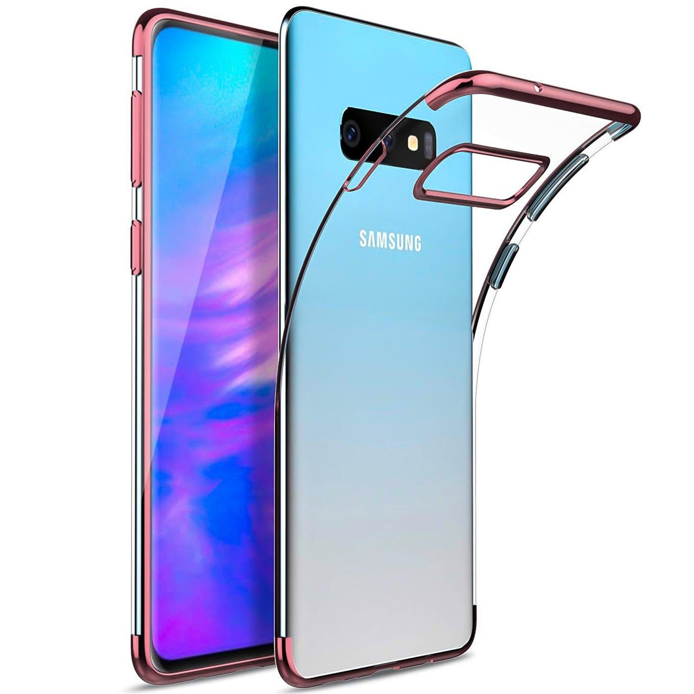 CoolGadget Handyhülle Slim Case Farbrand für Samsung Galaxy S10 6,1 Zoll, Hülle Silikon Cover für Samsung S10 Schutzhülle
