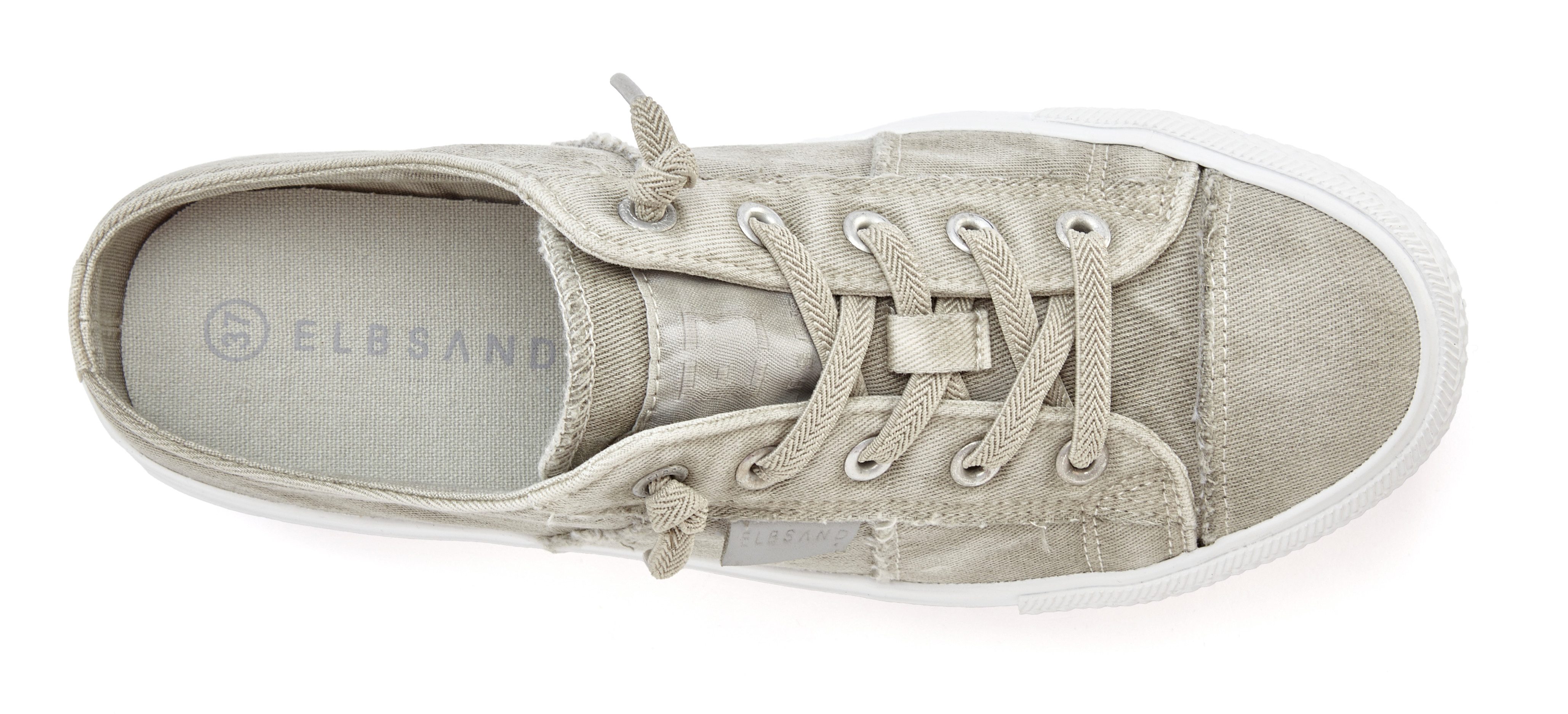 Elbsand Sabot, Clog, Freizeitschuh, Halbschuh, Stoffschuh, Turnschuh Sneaker Slip-On-Sneaker, Textilschuh zum Reinschlüpfen Unisex VEGAN