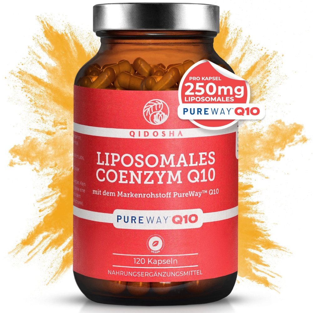 QIDOSHA Liposomales Coenzym Q10 PureWay™ Hartkapsel, 1 er 120 St., 51 g, Liposomale Technologie