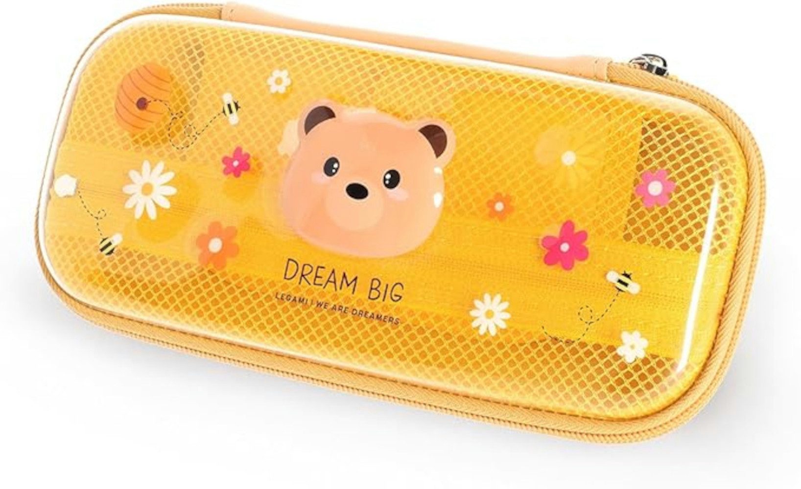Legami Federmäppchen Wonder Wow Federmäppchen 2 Fächer Teddy Bear, LEGAMI