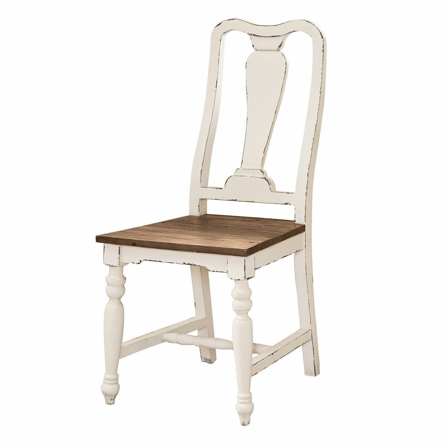 Mirabeau Esszimmerstuhl Stuhl Harry weiß/braun