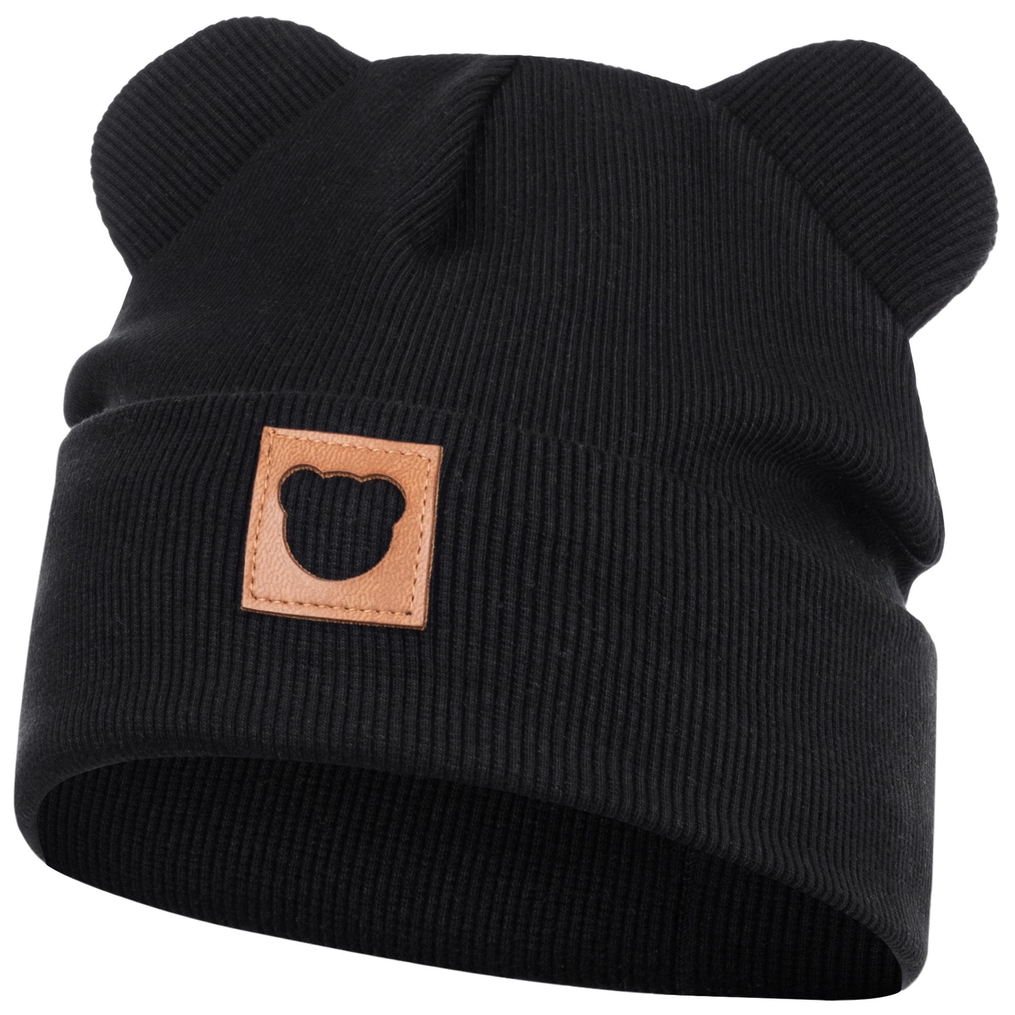 Smarilla Jerseymütze Übergangsmütze Baumwollmütze Beanie Bärenohren