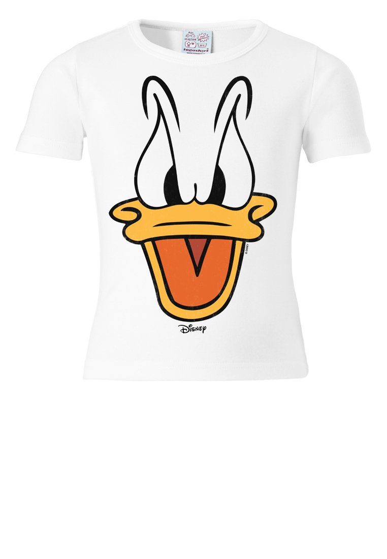 LOGOSHIRT T-Shirt Donald Duck - Disney mit großem Print