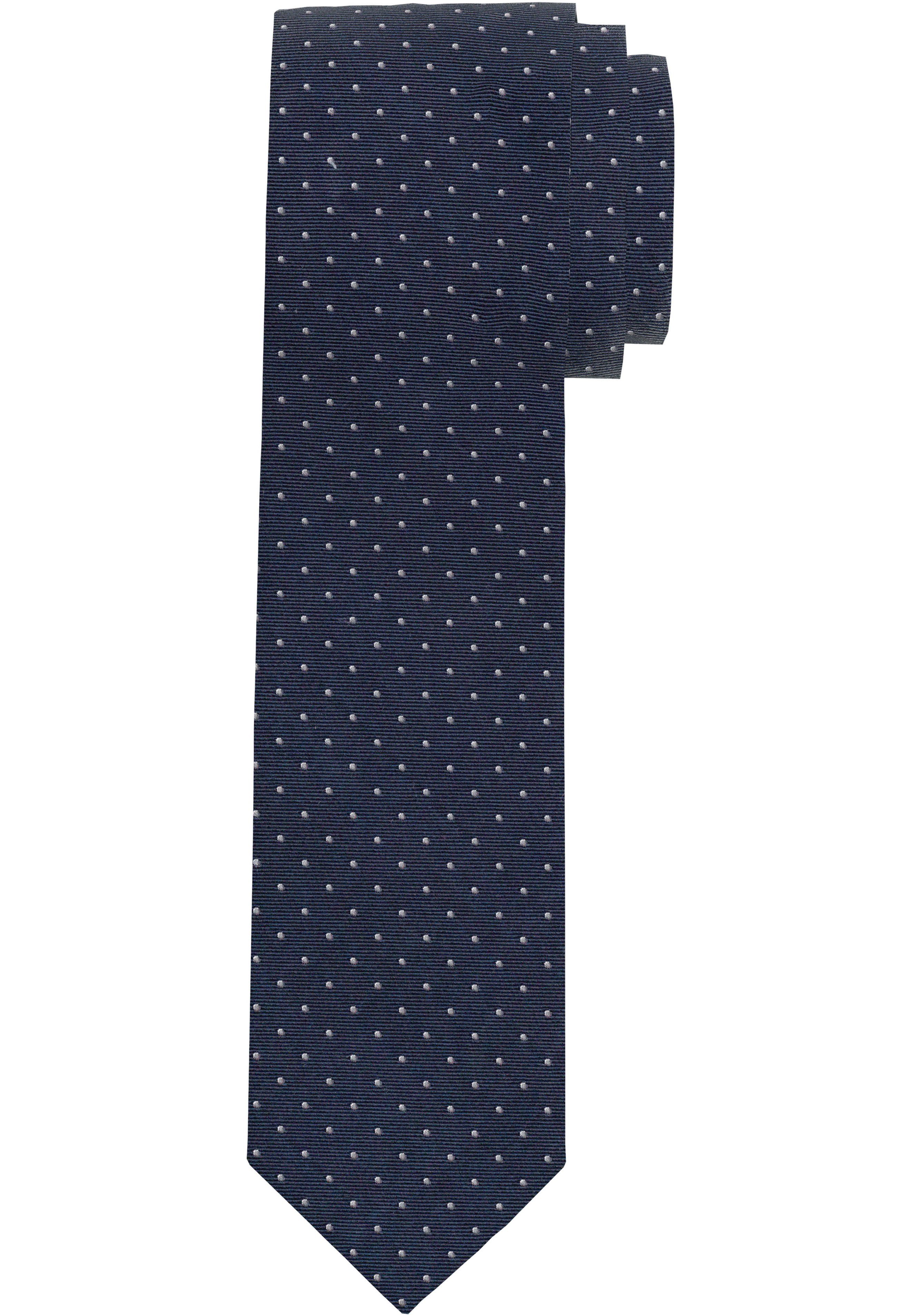 Krawatte OLYMP marine Seidenkrawatte