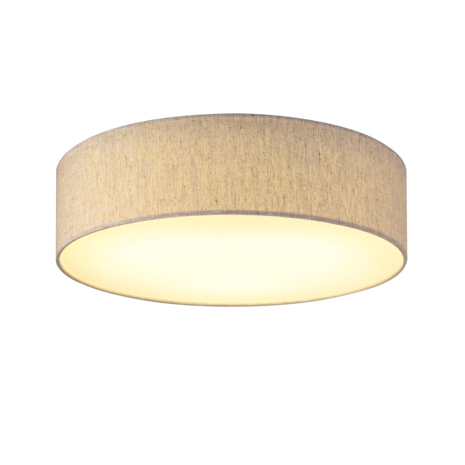 OTTO home Deckenleuchte Avveline - Textilschirm Deckenlampe, ohne Leuchtmittel, wählbar in verschiedenen Stoffausführungen, Größen und Farben, E27