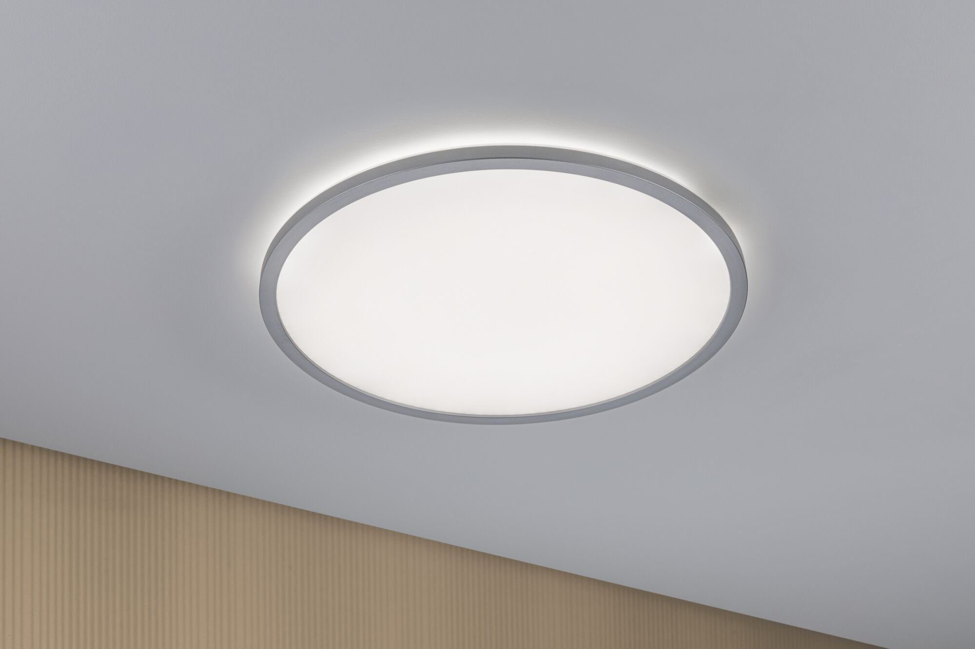Paulmann LED Panel Atria Shine 4000K IP20 rund, LED fest integriert, Neutralweiß, Backlight