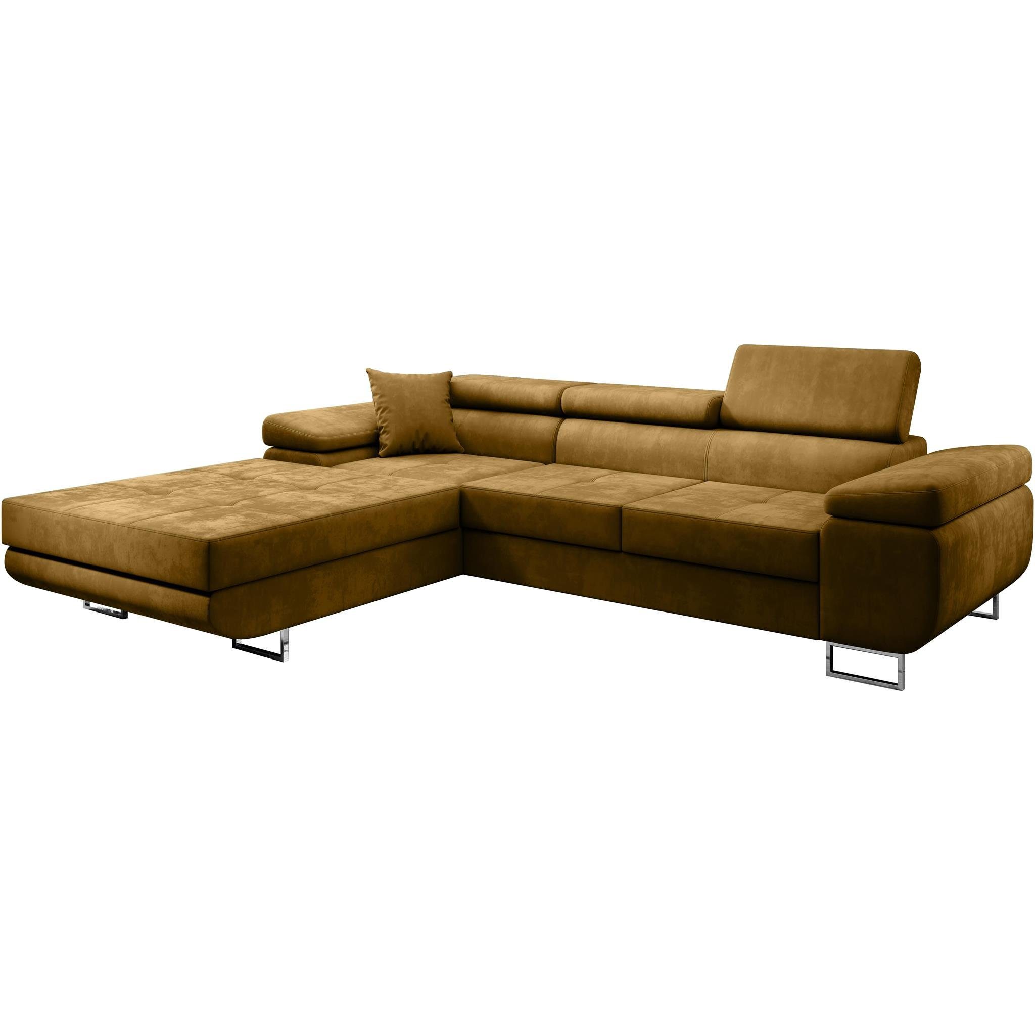 Beautysofa Ecksofa Alons mit Schlaffunktion auf günstig online kaufen