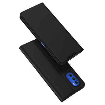Dux Ducis Handyhülle Buch Tasche für Motorola Moto G31 5G schwarz 6,4 Zoll, Kunstleder Schutzhülle Handy Wallet Case Cover mit Kartenfächern