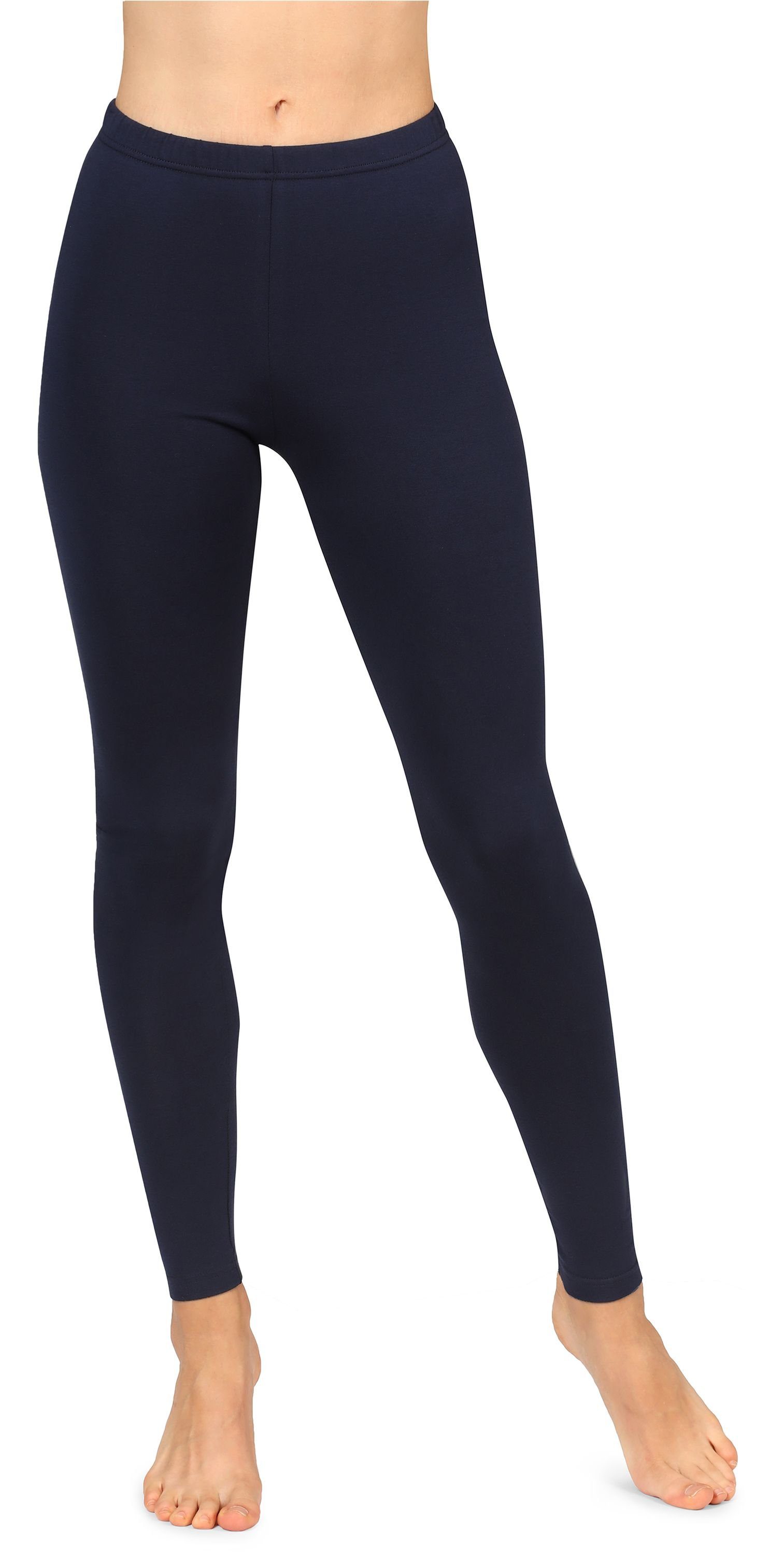 Bellivalini Leggings Damen Hose aus Baumwollstoff günstig online kaufen