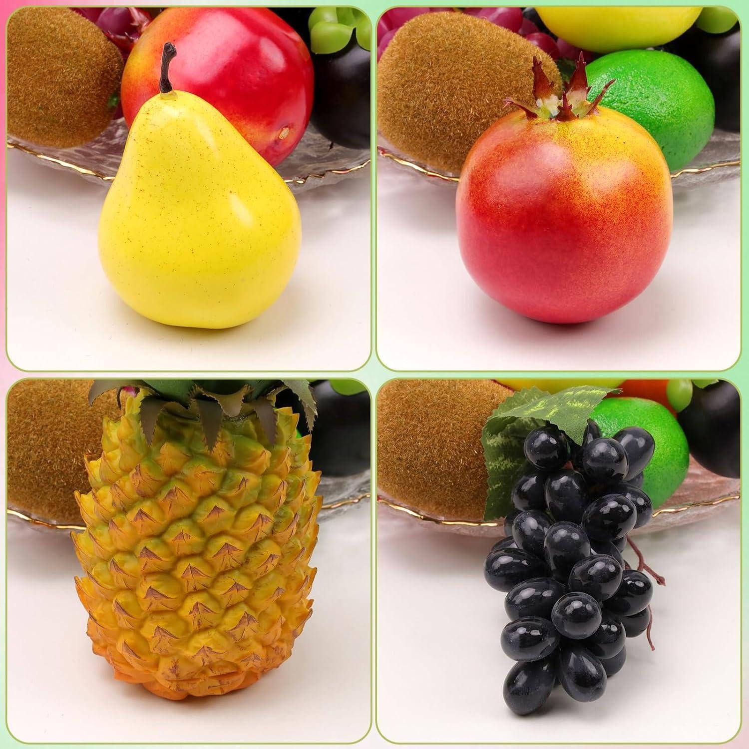 Kunstpflanze Künstliche Früchte 13 Apfel Banane Traube Zitrone Orange D, LuxusKollektion, Höhe 15.5 cm – Bild 4 von 5