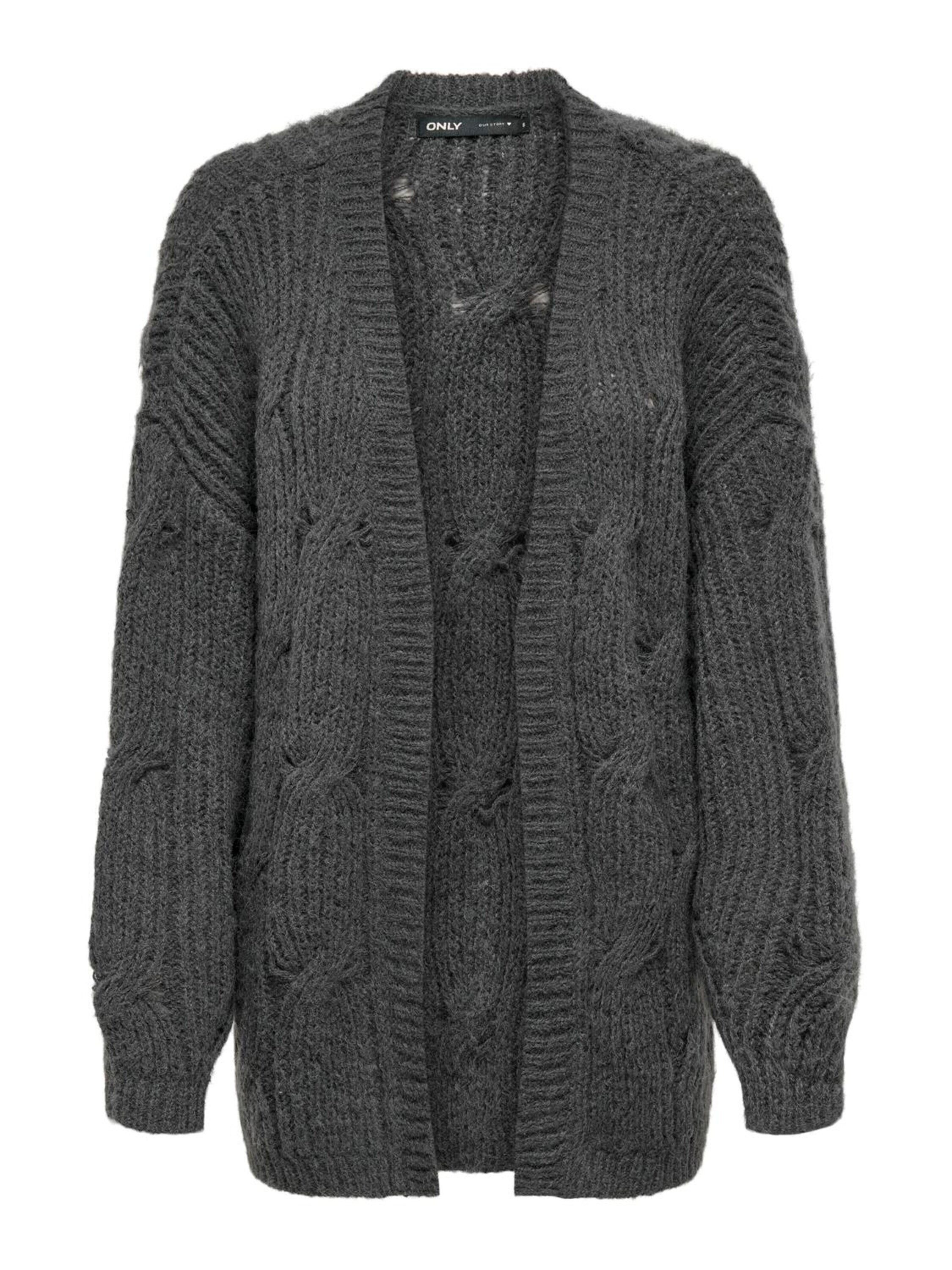 ONLY Strickjacke (1-tlg) Lochmuster