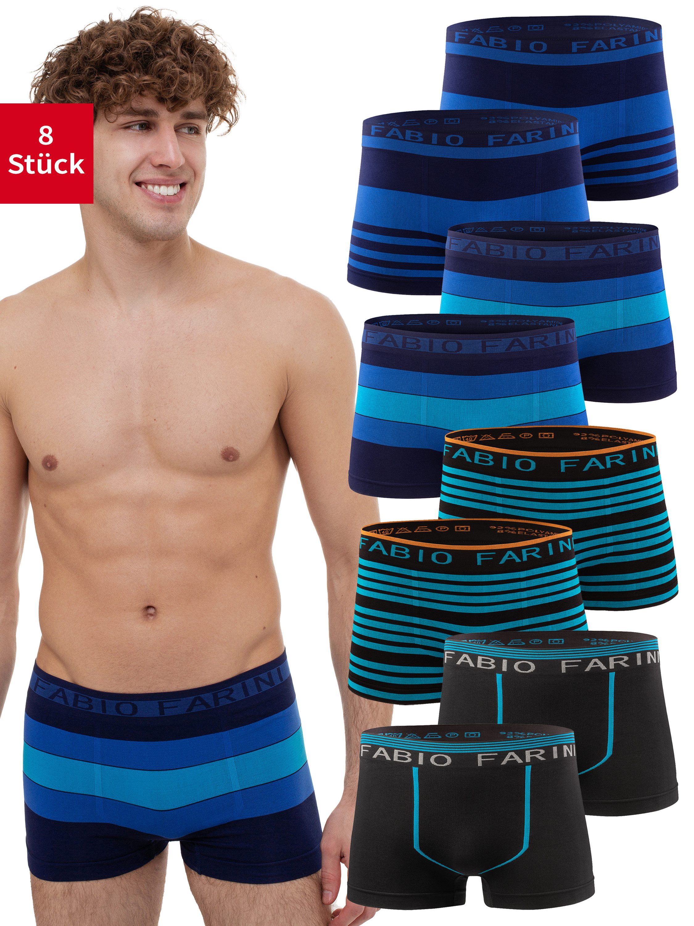 Boxershorts Herren Unterhosen - Männer Retroshorts aus weicher Microfaser
