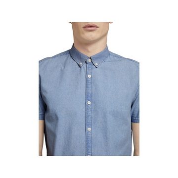 TOM TAILOR Kurzarmhemd blau (1-tlg., keine Angabe)