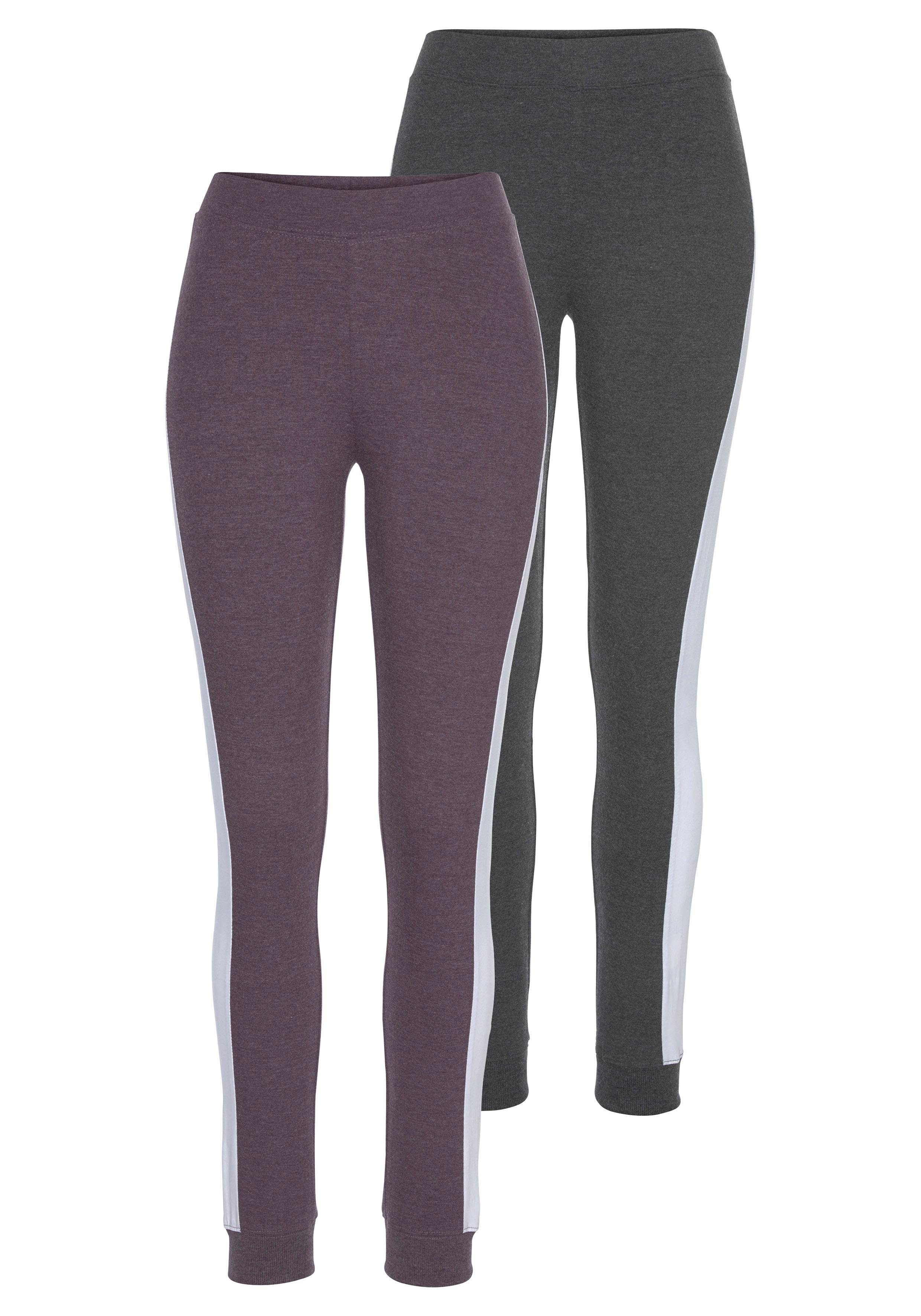 Arizona Leggings (2er-Pack) mit breitem Streifen – Bild 2 von 5