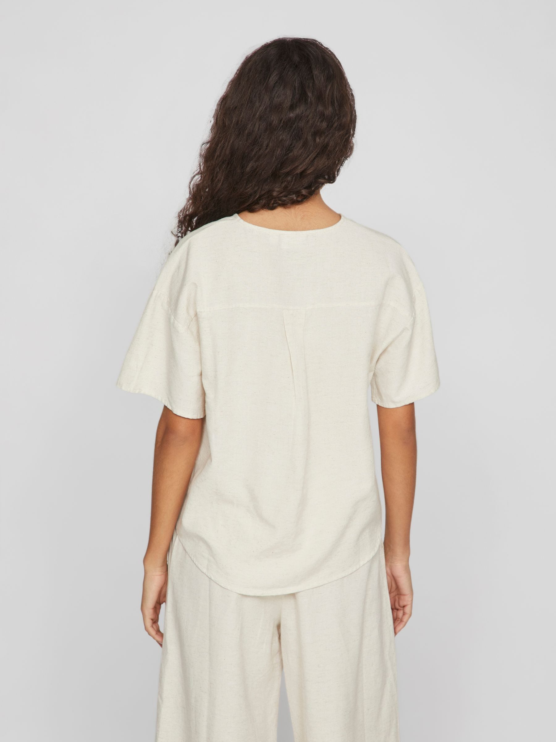Vila Blusenshirt V-Ausschnitt mit Überlappung und günstig online kaufen