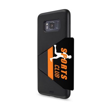 Artwizz Smartphone-Hülle Artwizz TPU Card Case - Artwizz TPU Card Case - Ultra dünne, elastische Schutzhülle mit Kartenfach auf der Rückseite für Galaxy S9, Schwarz
