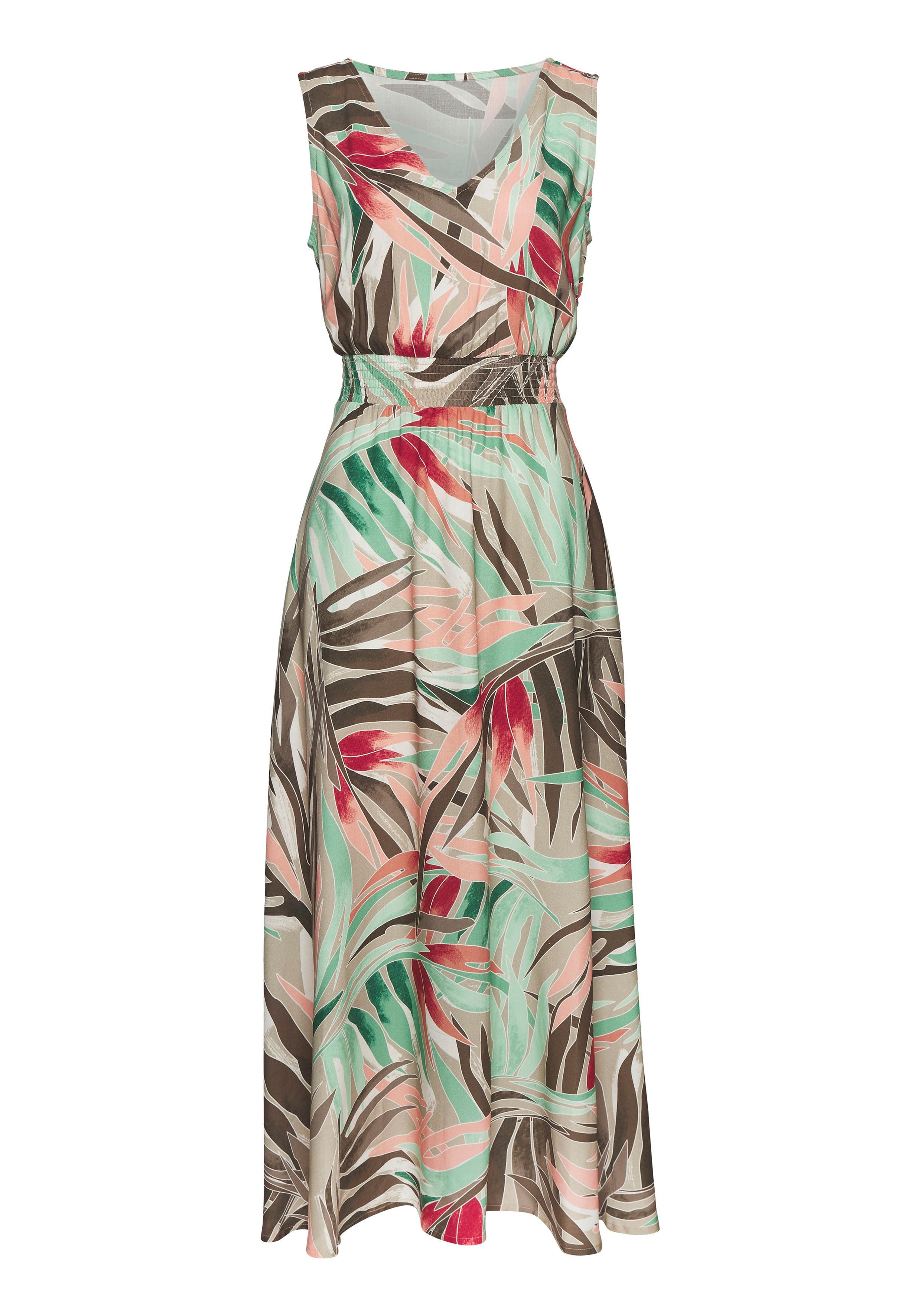 Vivance Maxikleid, aus gewebter Viskose, langes Sommerkleid mit Alloverprin günstig online kaufen