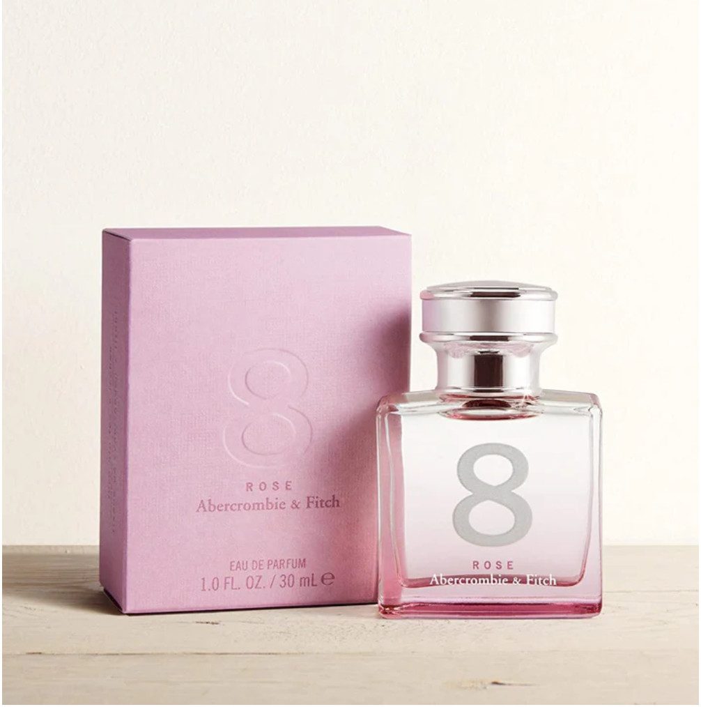 Abercrombie & Fitch Eau de Parfum für Damen No. 8 Rose Perfume Vaporisateur Spray Sprüh Flacon 30ml