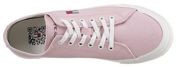 Tommy Jeans TOMMY JEANS FLATFORM Plateausneaker mit gestickter Logoflagge, Freizeitschuh, Halbschuh, Schnürschuh