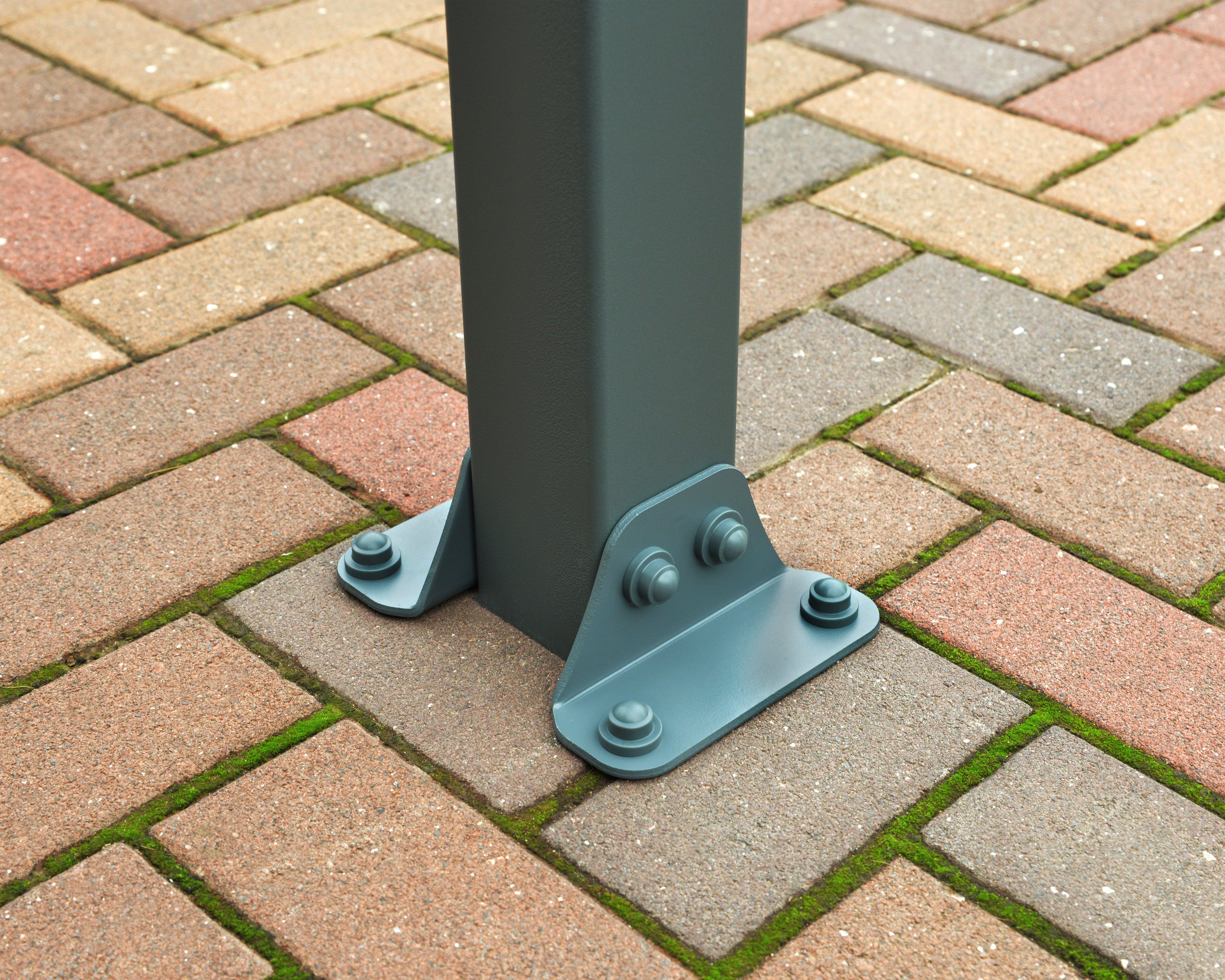 Palram - Canopia Terrassendach Olympia 3x4.2, BxT: 425x295 cm, Bedachung Doppelstegplatten, BxT: 425x295 cm