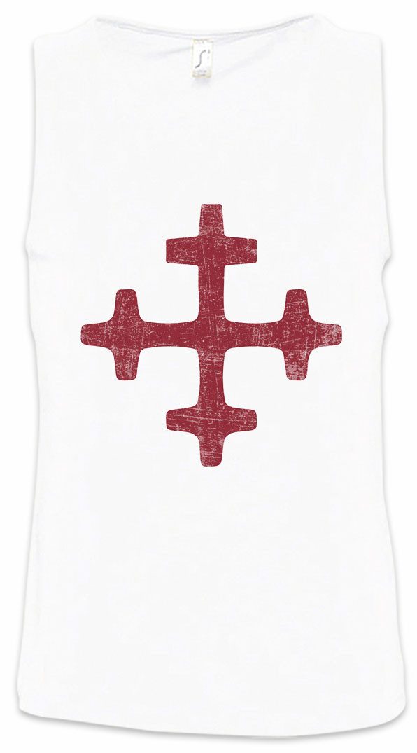 Tanktop Latvian Dievturity Symbol Ärmelloses T-Shirt Sign Zeichen Logo