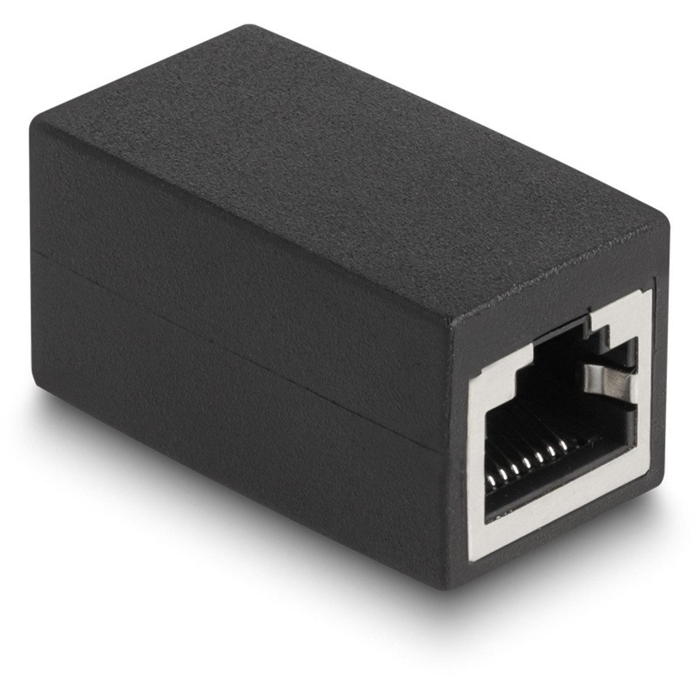 Delock Delock RJ45 Netzwerk Adapter [1x RJ45-Buchse - 1x RJ45-Buchse] Schwa Adapter