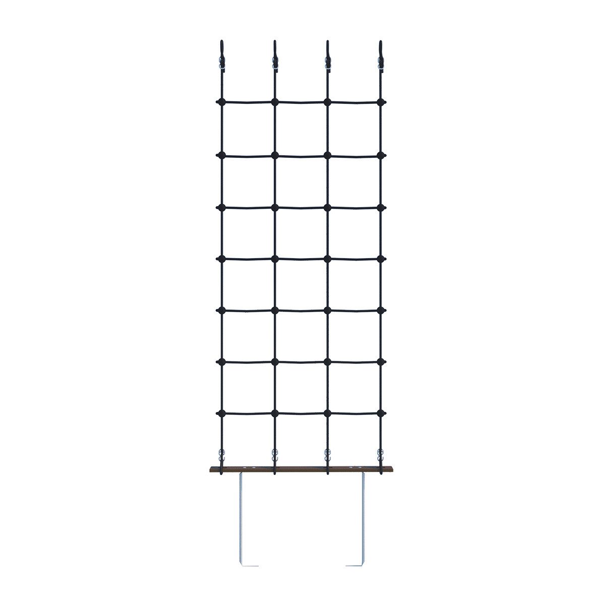 OTITU Kletternetz 150x270 Cm – Outdoor-Spaß Für Kinder, Robustes PP-Seil Mit Verzinktem Stahl