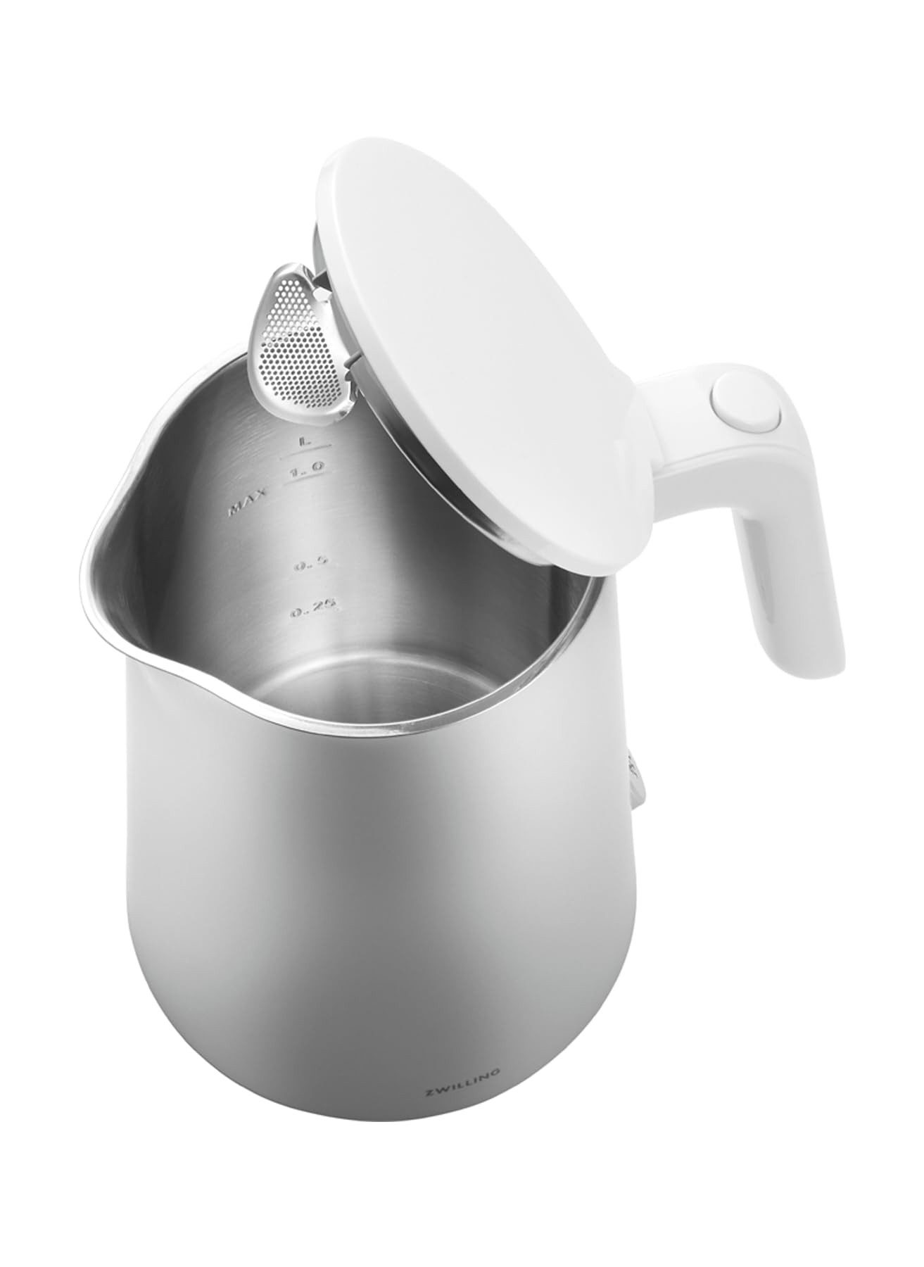 Zwilling Wasserkocher 1021376 Enfinigy, 1-Liter-Kunststoff-Wasserkocher mit Edelstahlfilter