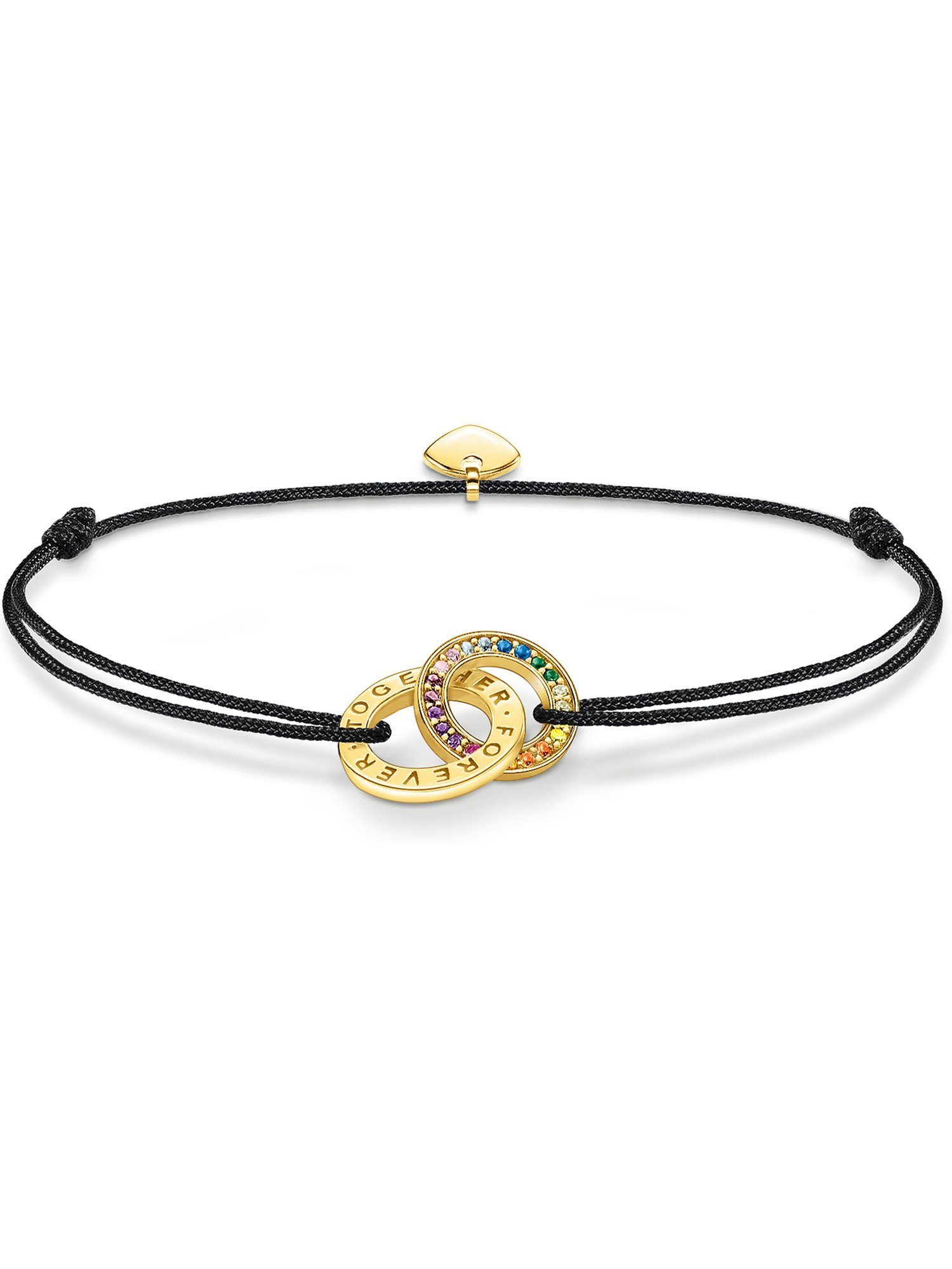 Silberarmband Thomas Sabo Damen-Armband 925er Silber Glasstein