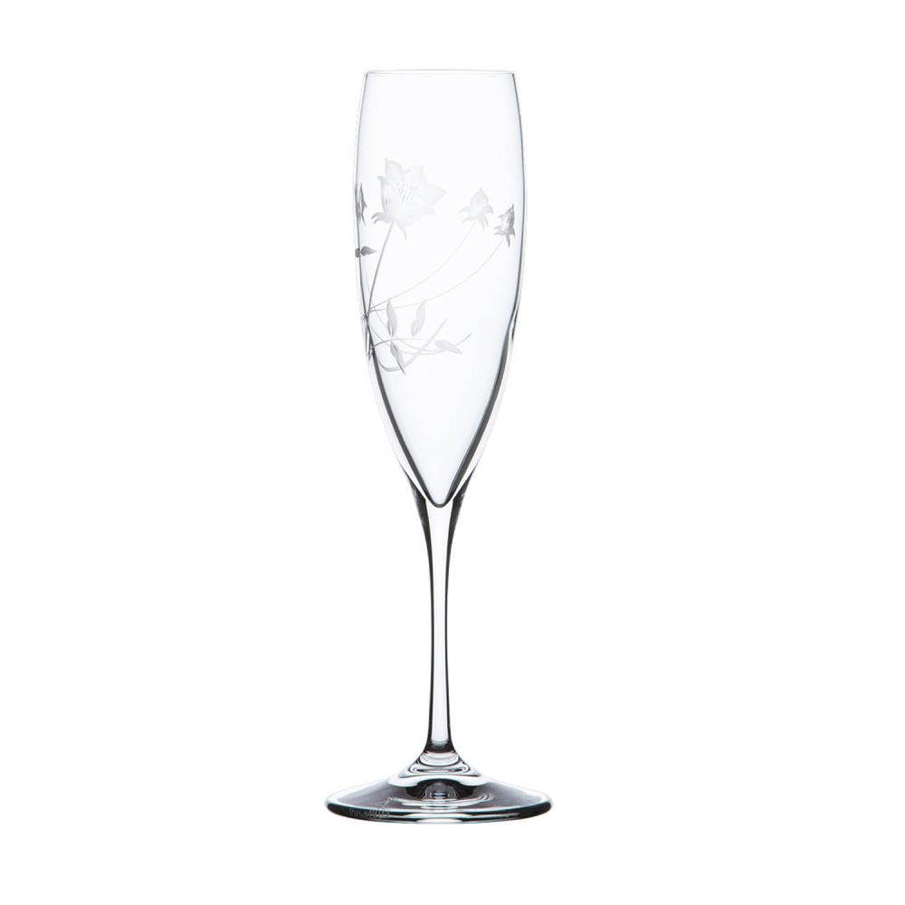 Champagnerglas Sektglas Champagneglas Liane clear (23,8 cm) - Kristallglas mundgeblas