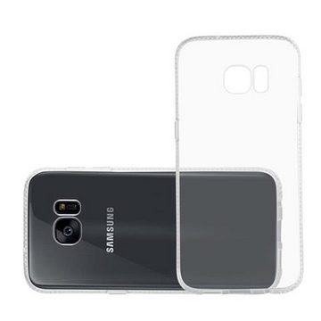 Cadorabo Handyhülle Samsung Galaxy S7 EDGE Samsung Galaxy S7 EDGE, Flexible Ultra Slim TPU Silikon Handy Schutzhülle Back Cover Bumper