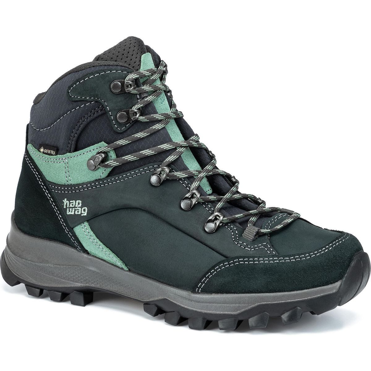 Hanwag Banks Lady GTX Hikingschuh Komfortabler Wanderschuh aus Nubukleder mit wasserdichtem GORE-TEX