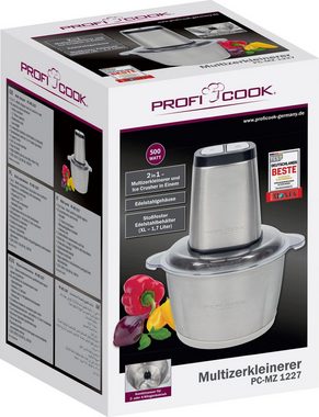 ProfiCook Zerkleinerer PC-MZ 1227 inox, 500 W