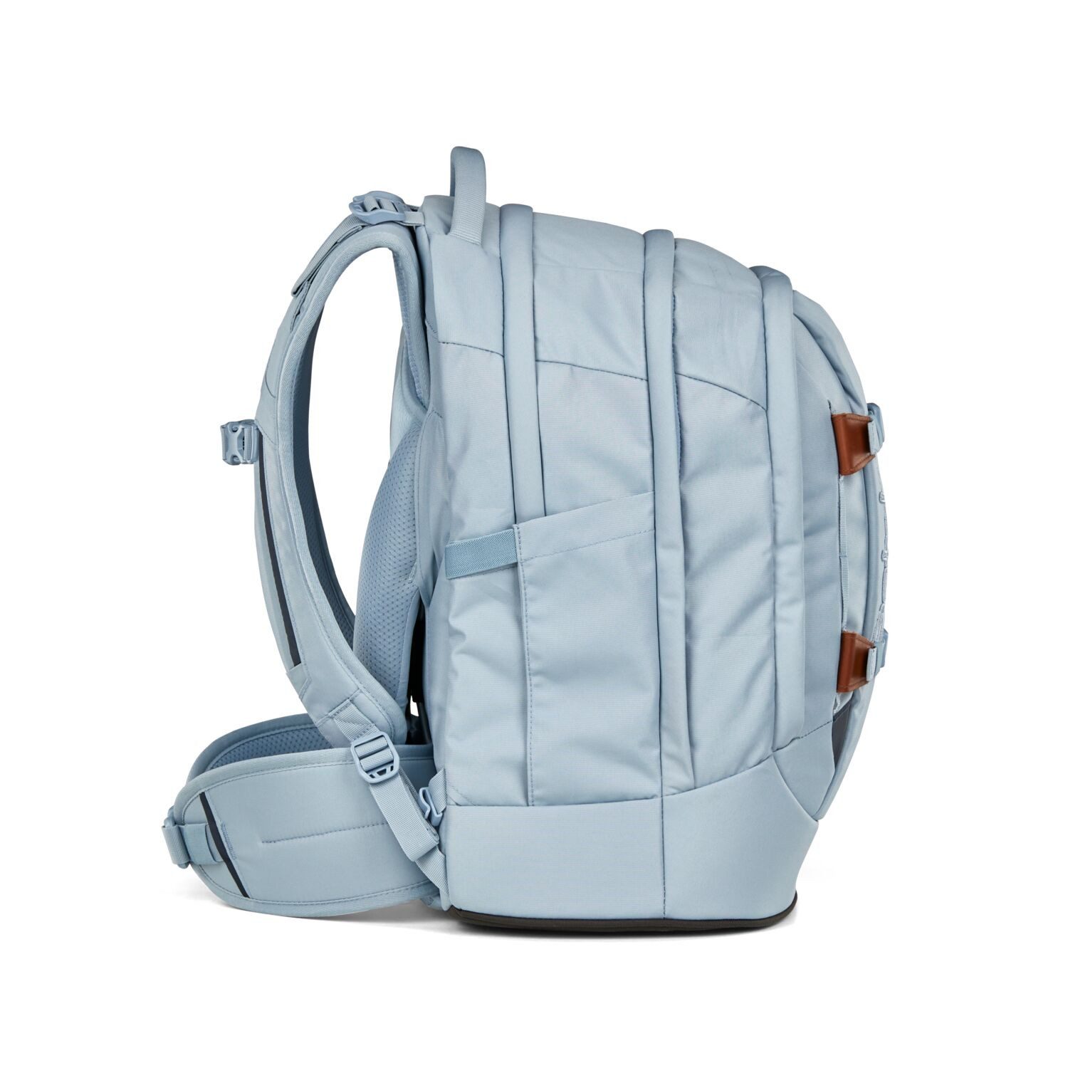 Satch Schulranzen Schulrucksack-Set PACK Nordic Ice Blue 3-teilig (3-teilig), ergonomisch, Your-Size-System: auf Körpergröße anpassbar – Bild 3 von 5