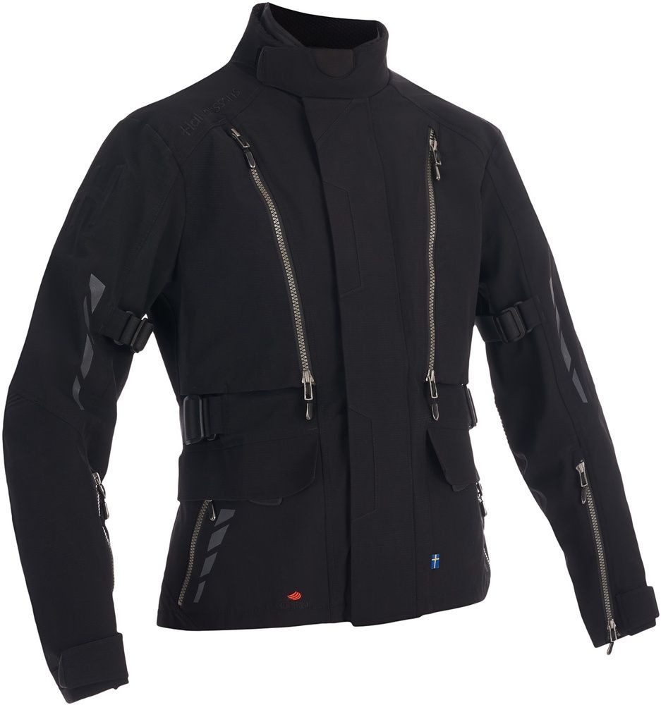 Halvarssons Motorradjacke Textile Jacket Vinvallen W Black