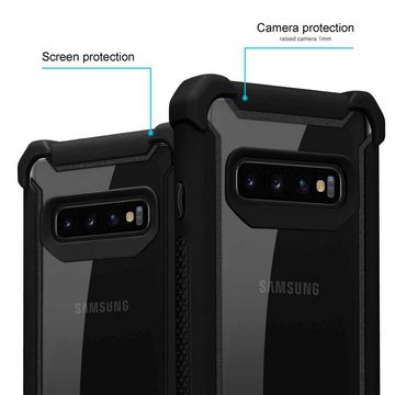 Cadorabo Handyhülle Samsung Galaxy S10 4G Samsung Galaxy S10 4G, Handy Schutzhülle TPU Silikon Cover Bumper - Hard Cover Hybrid Case