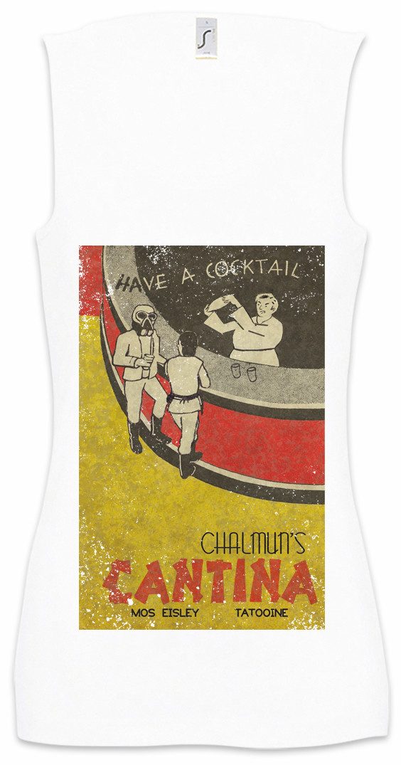 Tanktop Chalmun's Cantina Vintage I Ärmelloses Damen T-Shirt Star Krieg Movie