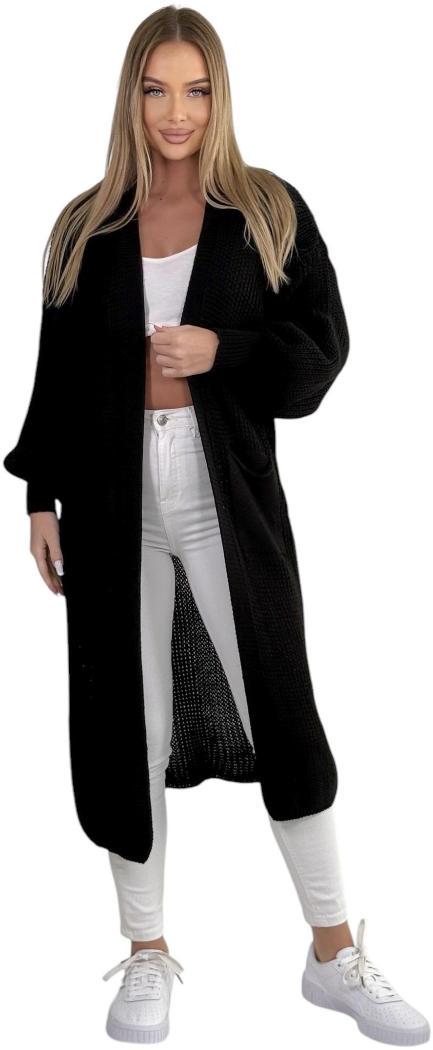 Mississhop Longstrickjacke Cardigan Longstrickjacke extra lange günstig online kaufen