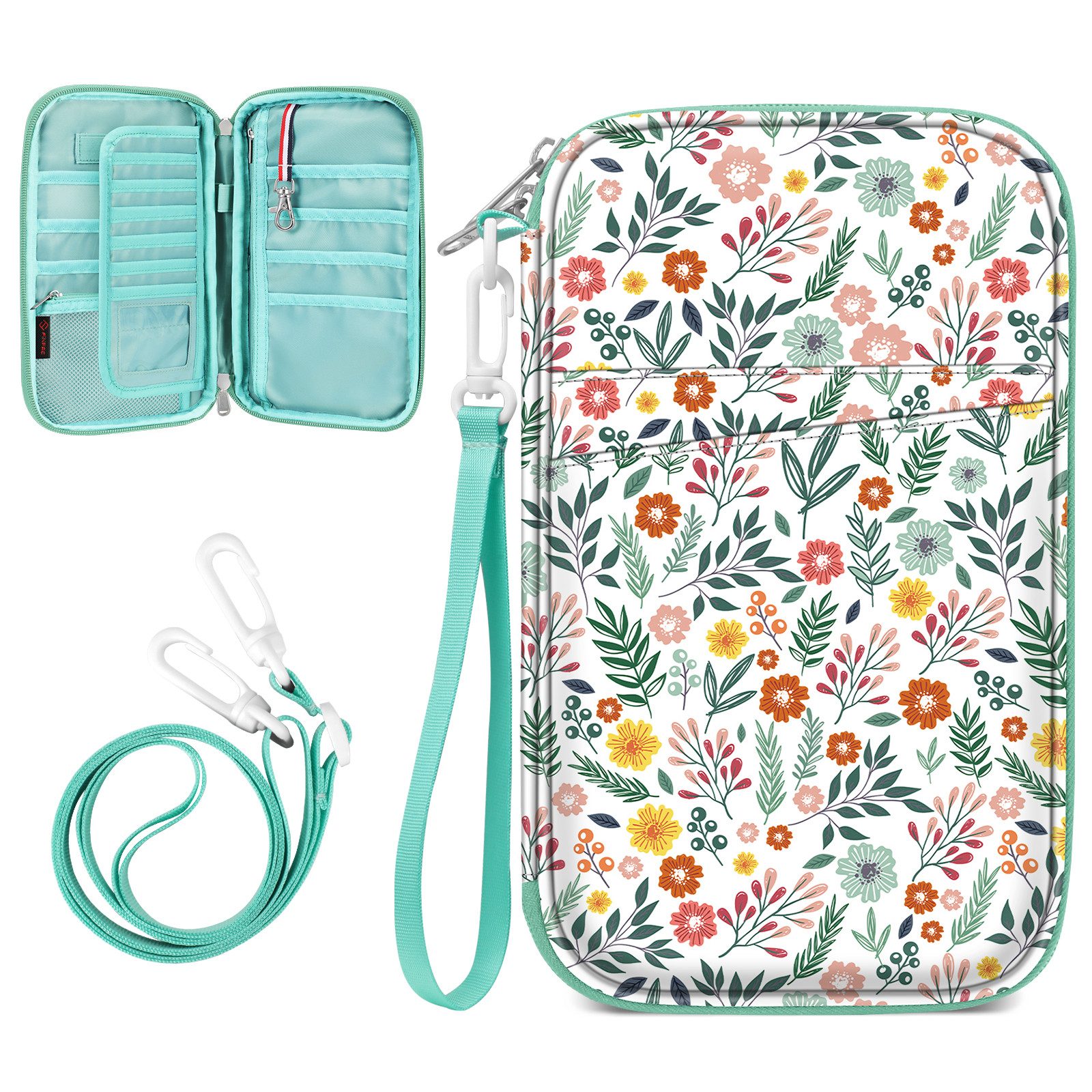 Fintie Geldbörse Reisepass Tasche Familie Reiseorganizer, RFID-Blockier Was günstig online kaufen