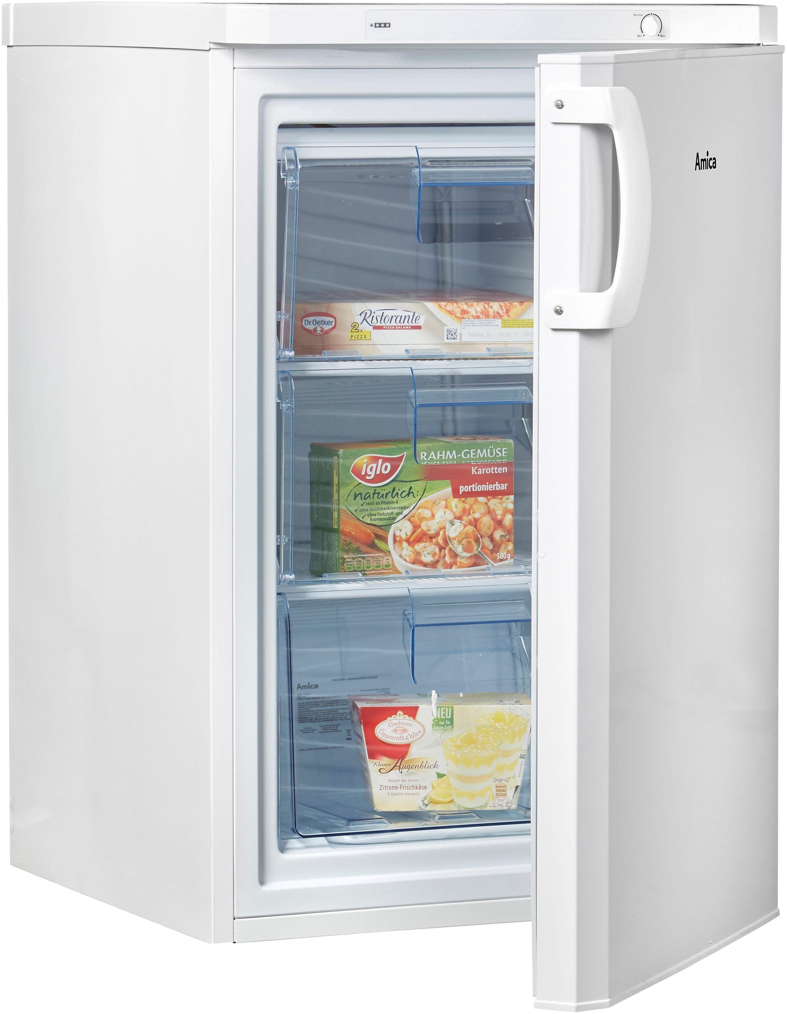 Amica Gefrierschrank FZ133.3AA/GS15198W/VK 852.3 AW, 84,5 cm hoch, 55 cm breit