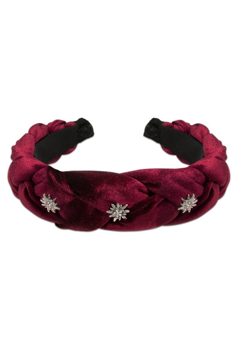 Alpenflüstern Schmuckset Haarreifen - EDELWEISS