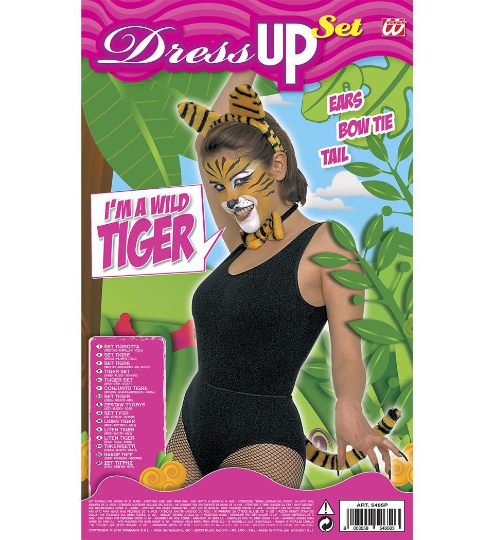 Widmann S.r.l. Kostüm Tiger Dress Up Set 3-tlg.