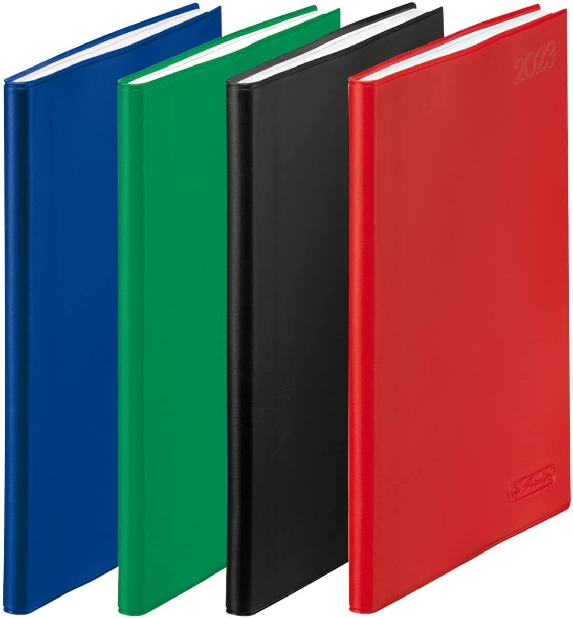 Taschenkalender herlitz Taschenkalender Folie 2023, farbig sortiert, A6