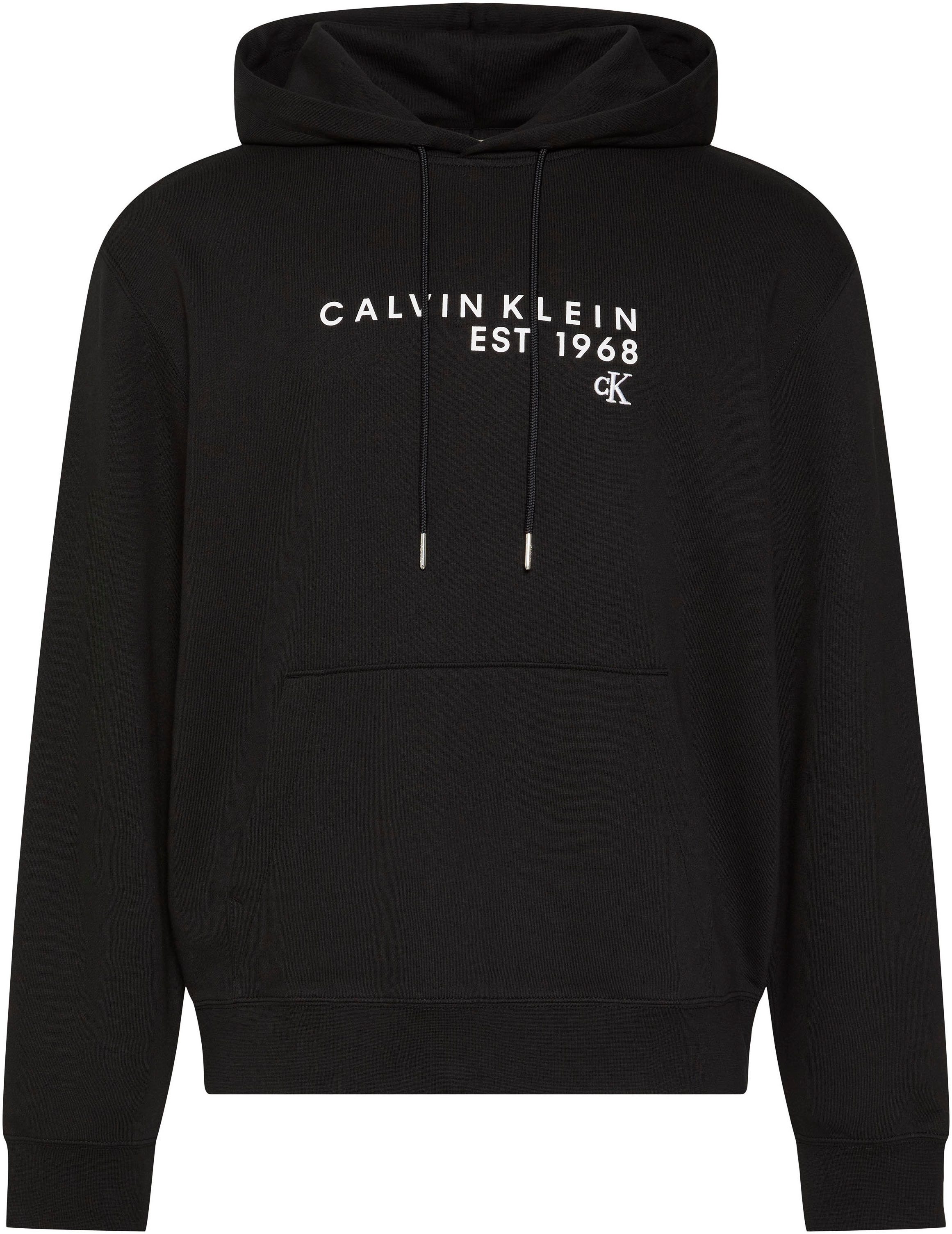 Calvin Klein Jeans Kapuzensweatshirt CALVIN 1968 GRAPHIC Regular fit mit Kapuze mit Kordelzug
