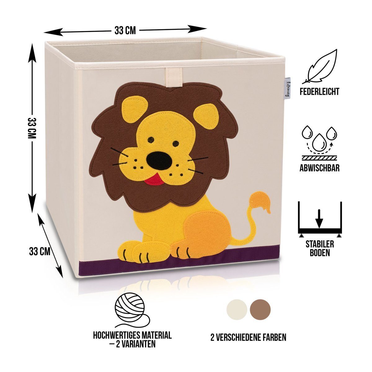 Lifeney Faltbox Aufbewahrungsbox Löwe günstig online kaufen